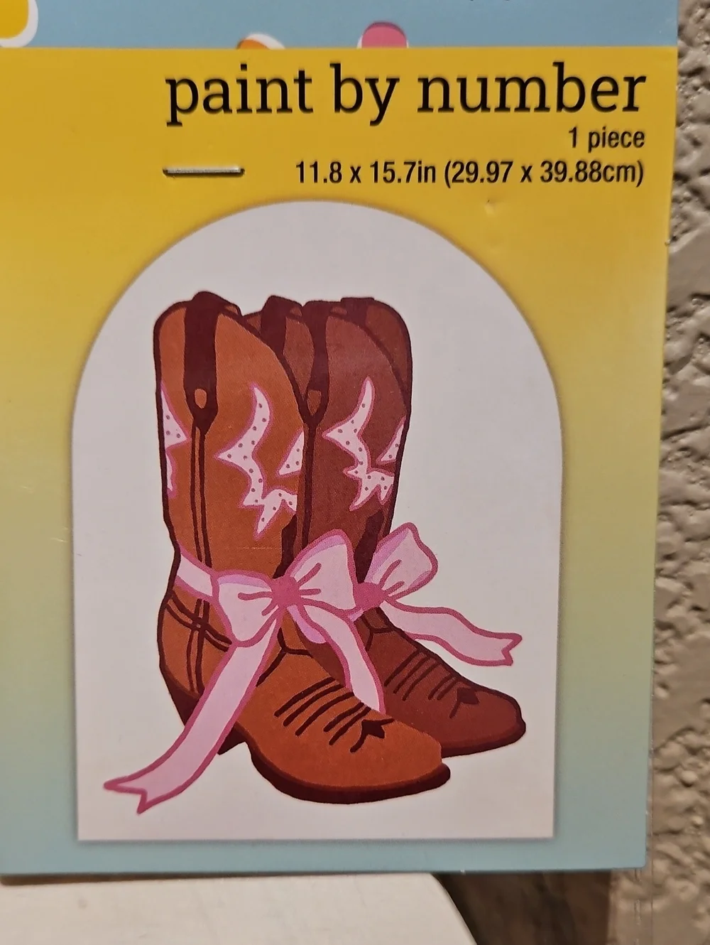 Paint By Numbers - Cowboy Boots